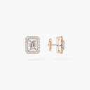 Boucles d'oreilles Joy taille émeraude, petit modèle