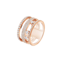 Bague Move Romane pavée, grand modèle