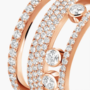 Bague Move Romane pavée, grand modèle