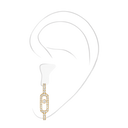 Mono boucle d'oreille Move Uno pavée