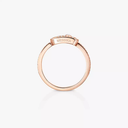Bague Move Uno pavée, petit modèle