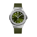 Classic Fusion Titanium Green Diamonds
