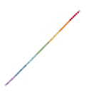 Bracelet ligne pierres de couleurs or blanc 750/1000e