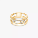 Move Romane half pavé ring, small model
