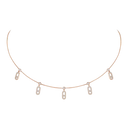 Collier choker pampille pavé Move Uno