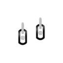 Boucles d'oreilles pendantes So Move onyx