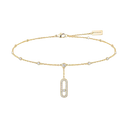Move Uno pavé anklet