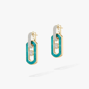 Boucles d'oreilles pendantes So Move amazonite