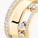 Bague Move Romane semi-pavée, grand modèle