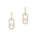 So Move pavé drop earrings