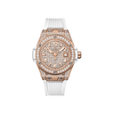 Big Bang One Click King Gold White Full Pavé