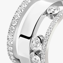 Bague Move Romane semi-pavée, grand modèle