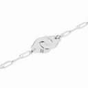 Bracelet Sur Chaîne Menottes Dinh Van Moyen Modèle - 21cm