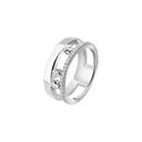 Move Romane half pavé ring, small model
