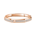 Bracelet Moderniste pavé, grand modèle