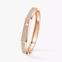 Bracelet Moderniste pavé, grand modèle