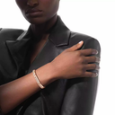 Moderniste pavé bracelet, large model