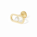 Mono Boucle D'oreille Maillon Perle