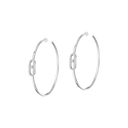 Move Uno hoop earrings, large model