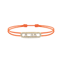 Bracelet cordon orange pavé Messika Care(s)