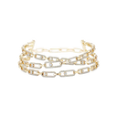 Move Link three-row choker necklace