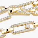 Move Link three-row choker necklace