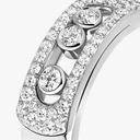Bague Move Noa pavée, petit modèle