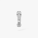 Moderniste single pavé earring, medium model