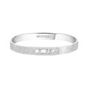 Move Noa chiseled half pavé bracelet, medium model