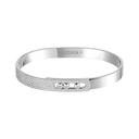 Bangle semi-pavé Move Noa Bracelet Diamant Or Blanc