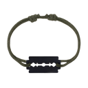 Bracelet Sur Cordon Lame De Rasoir Moyen Modèle