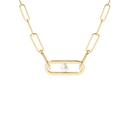 Collier Maillon Perle Moyen Modèle