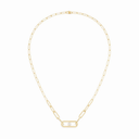 Collier Maillon Perle Moyen Modèle