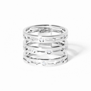 Pulse 3 Rows Ring