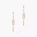 Boucles d'oreilles créoles Move Uno, grand modèle