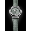 Classic Fusion Titanium Sage Green Diamonds