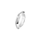 Moderniste pavé ring, small model