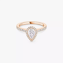 Bague solitaire Joy taille poire, moyen modèle