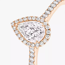 Bague solitaire Joy taille poire, moyen modèle