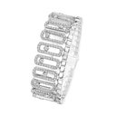 Move Iconica pavé bracelet White Gold Diamond Bracelet