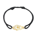 Bracelet Sur Cordon Menottes Dinh Van Moyen Modèle