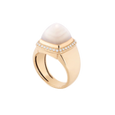 Bague Pain de Sucre nacre blanche