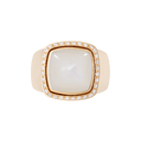 Bague Pain de Sucre nacre blanche