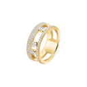 Bague Move Romane pavée, petit modèle