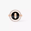 Bague Lucky Move onyx, petit modèle