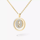 Lucky Move pavé necklace, small model