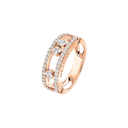 Bague Move Classique pavée, grand modèle