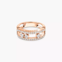 Bague Move Classique pavée, grand modèle