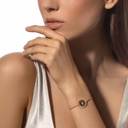 Bracelet Lucky Move onyx, petit modèle
