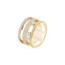 Bague Move Romane pavée, grand modèle